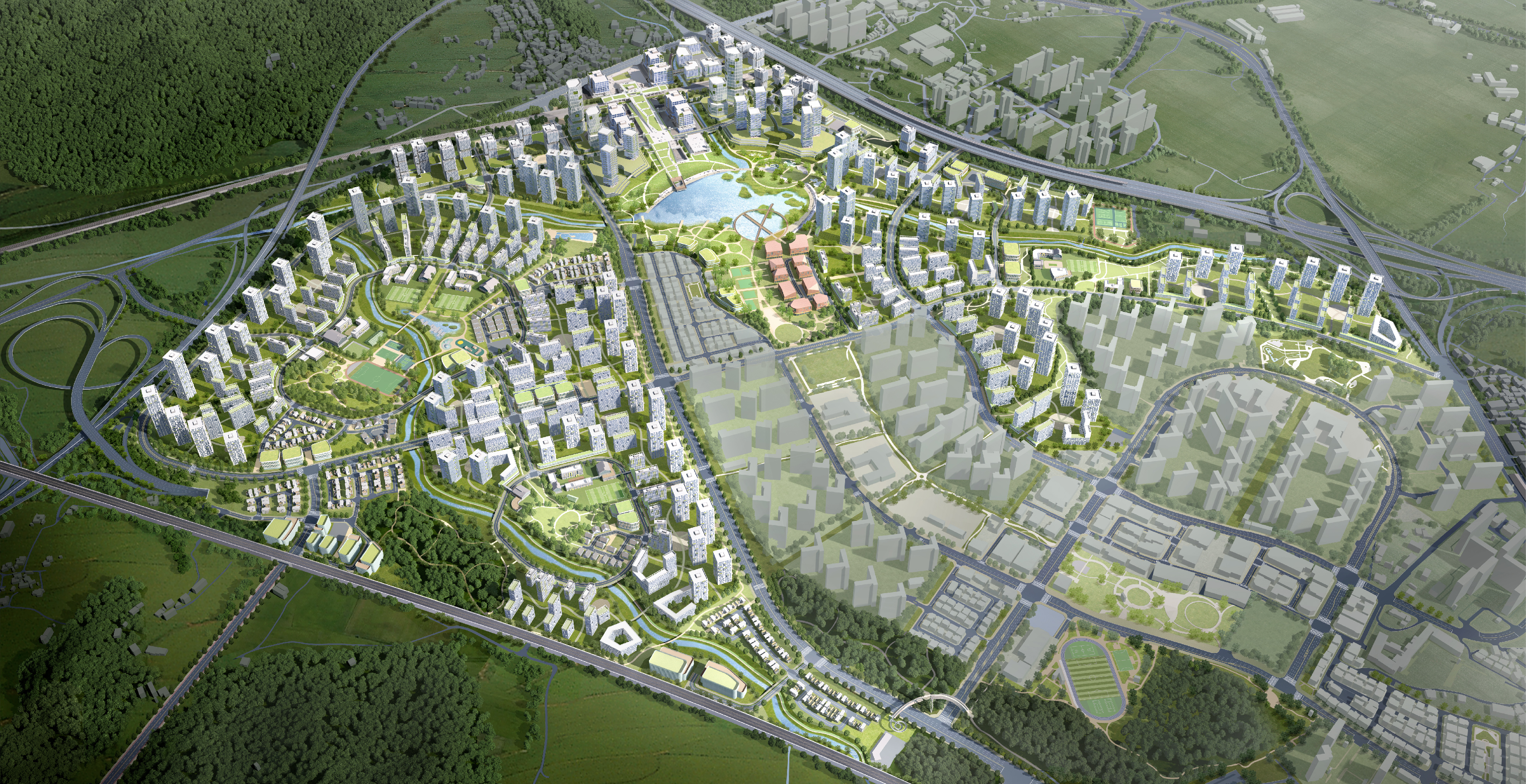 화성봉담3 공공주택지구 입체적 마스터플랜 및 지구경관계획 공모