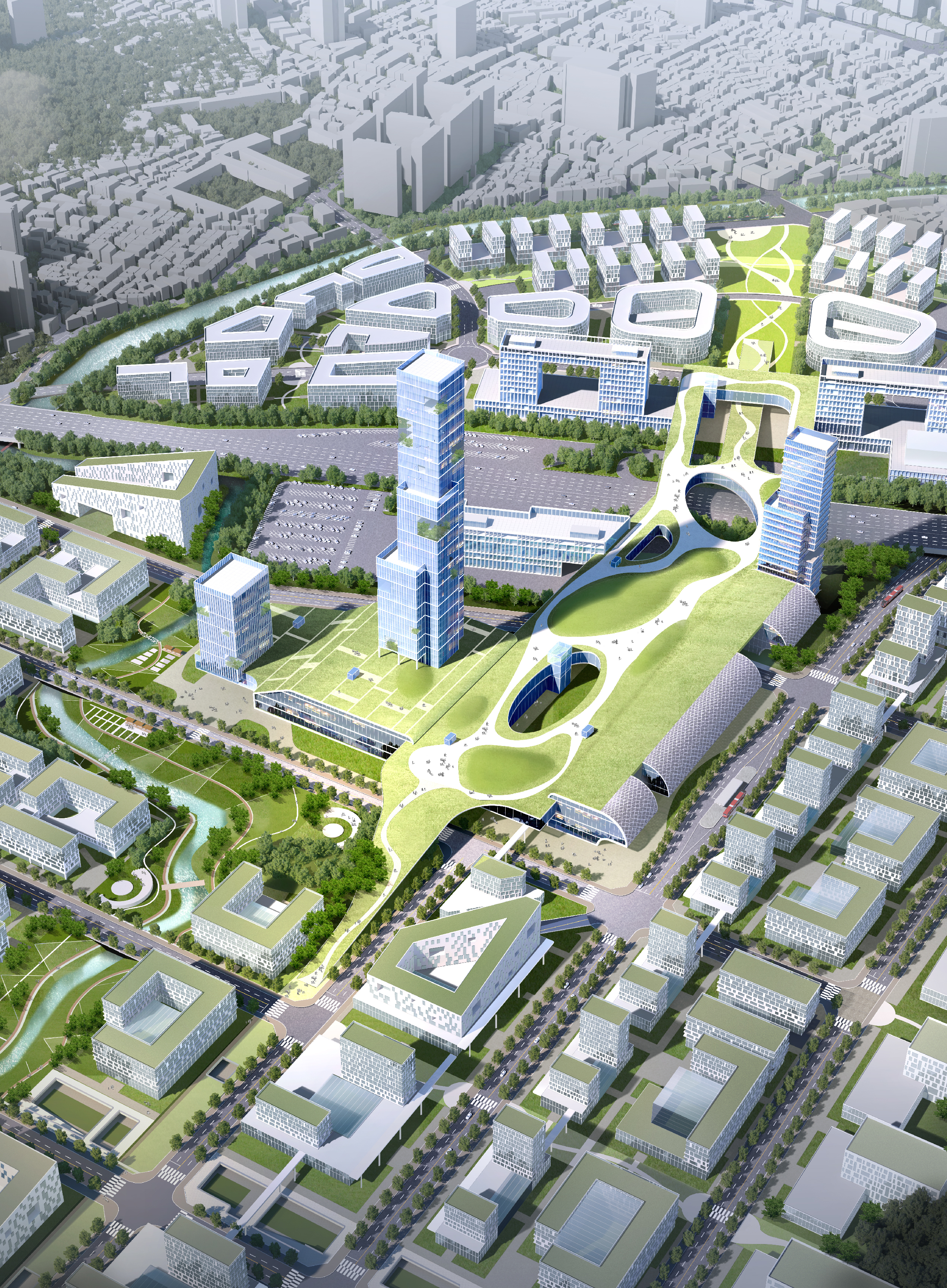 하남교산 공공주택지구 입체적 도시공간계획 