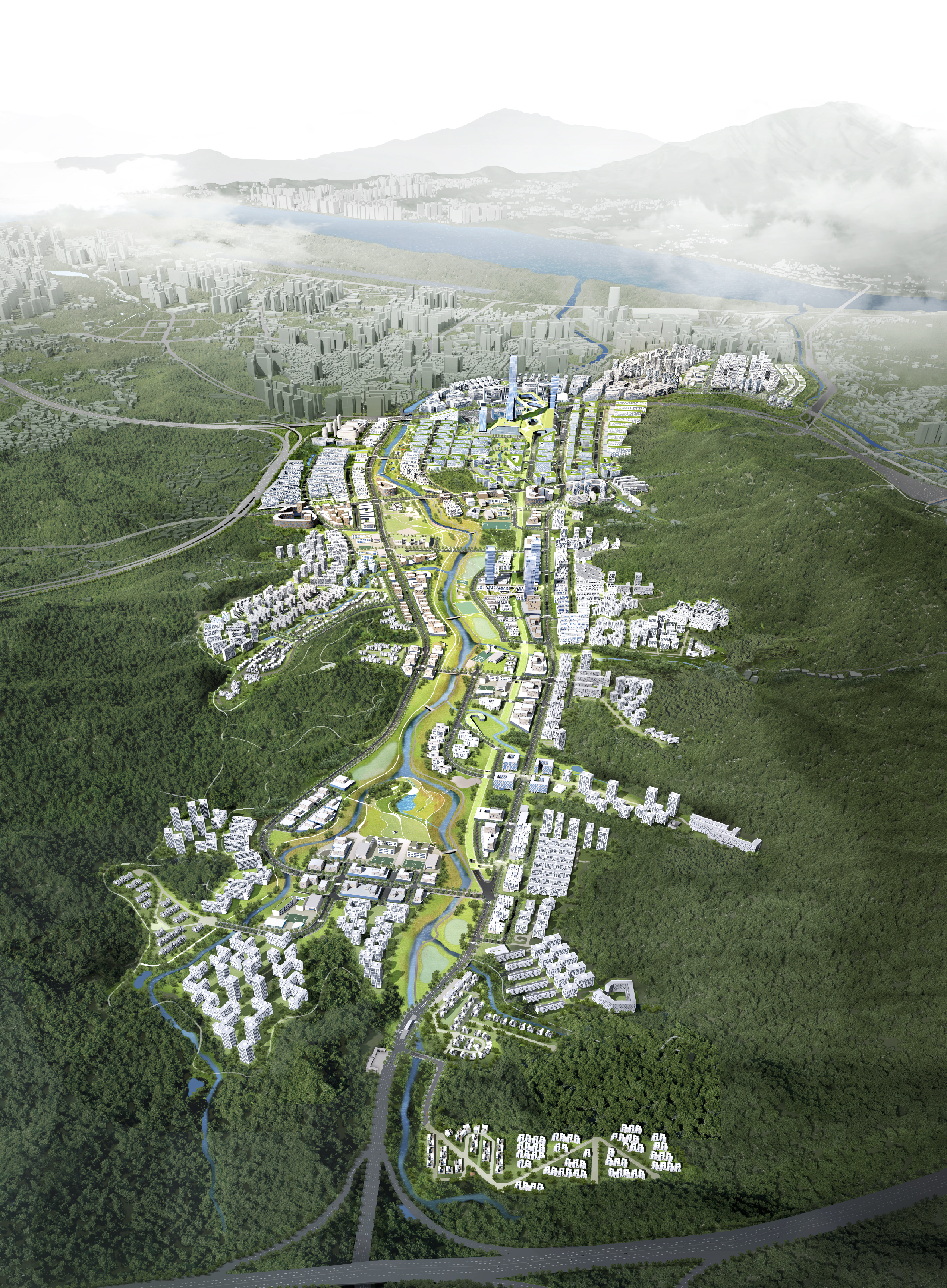 하남교산 공공주택지구 입체적 도시공간계획 